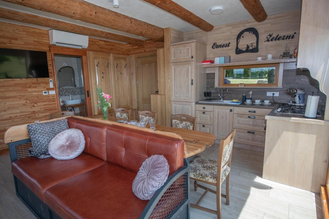 Holiday Home Ernest Zelezni With Hot Tub イヴァンチュナ・ゴリツァ エクステリア 写真